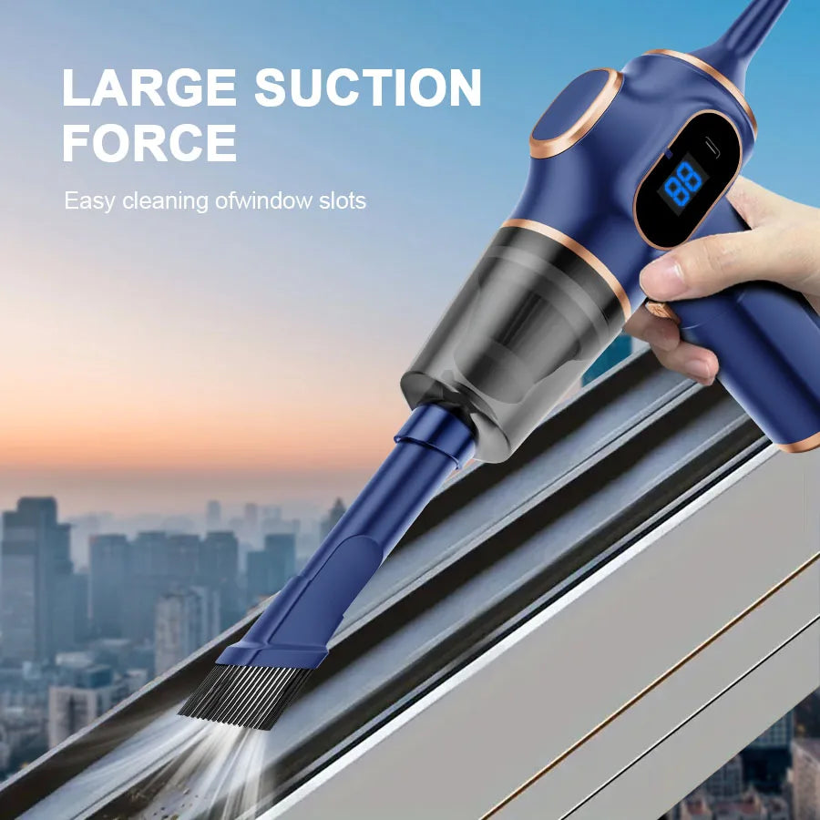 QuickClean Portable Car Vacuum Cleaner