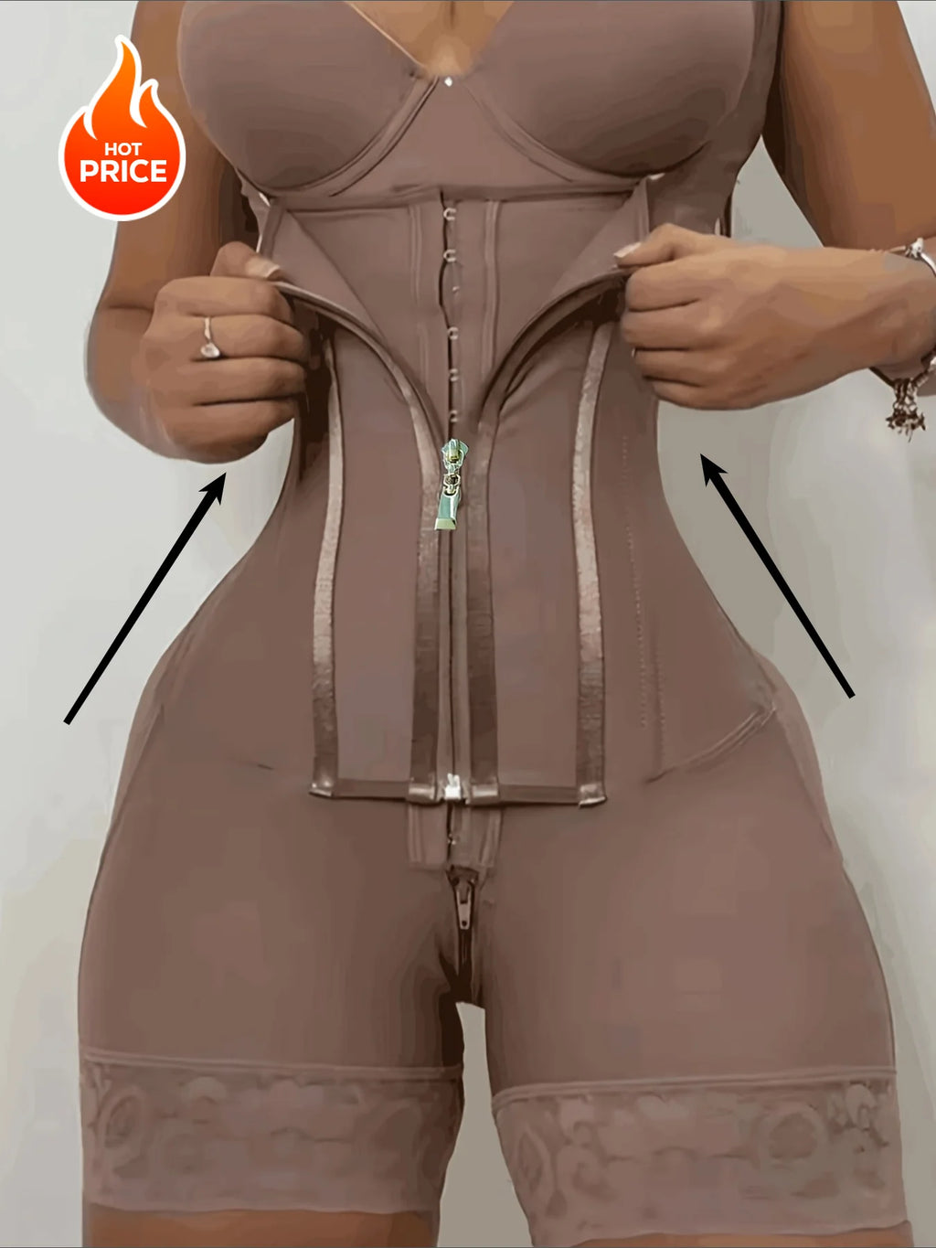 SlimFit Lace Core Shaper Bodysuit