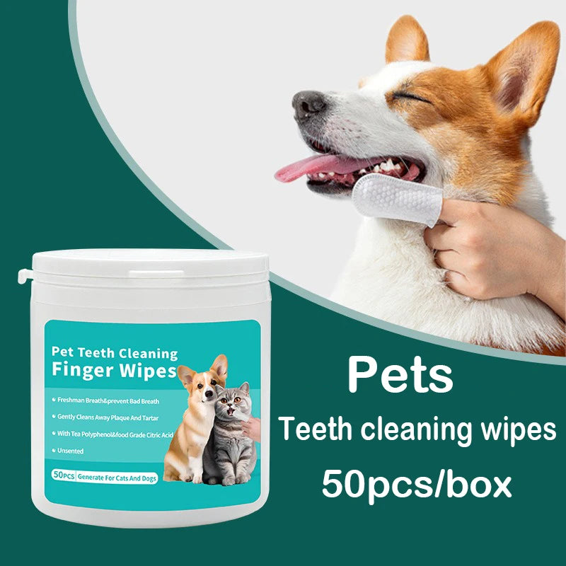 QuickClean Pet Finger Toothbrush Kit