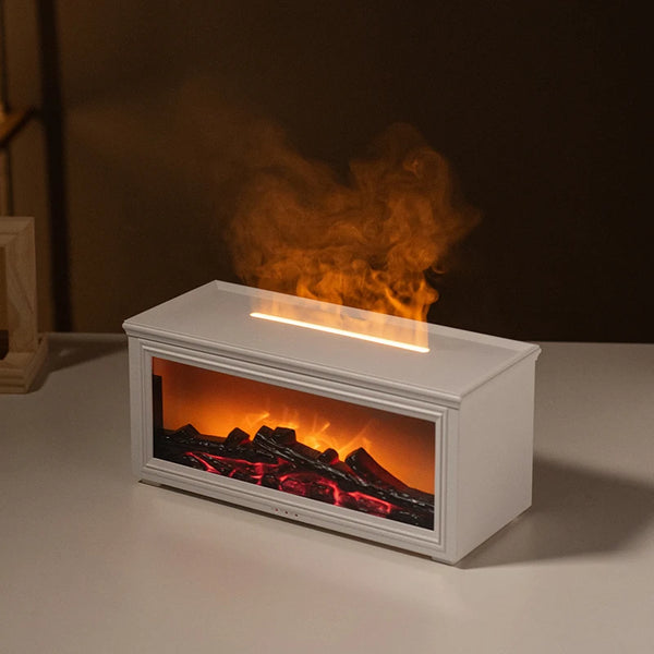 Mini Flame Aroma Fireplace Diffuser