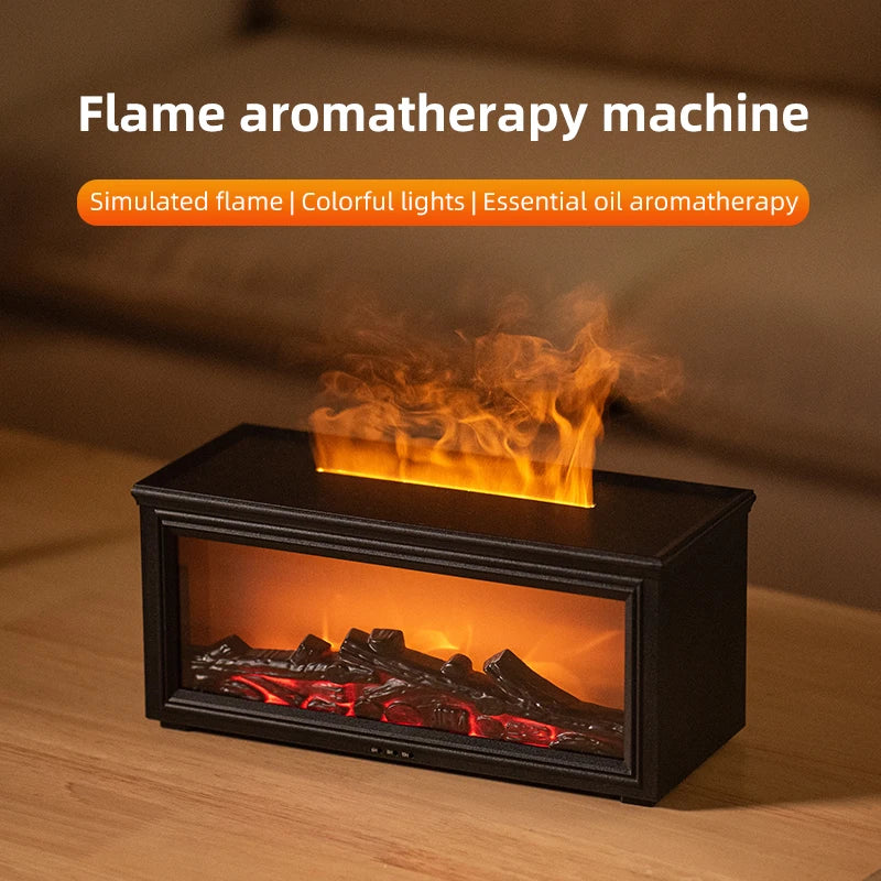 Mini Flame Aroma Fireplace Diffuser
