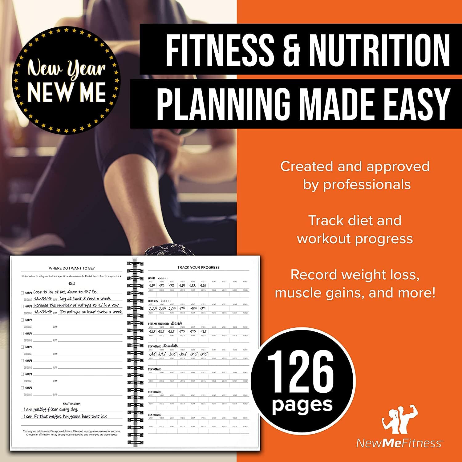 Progress Pro Fitness Tracker Journal
