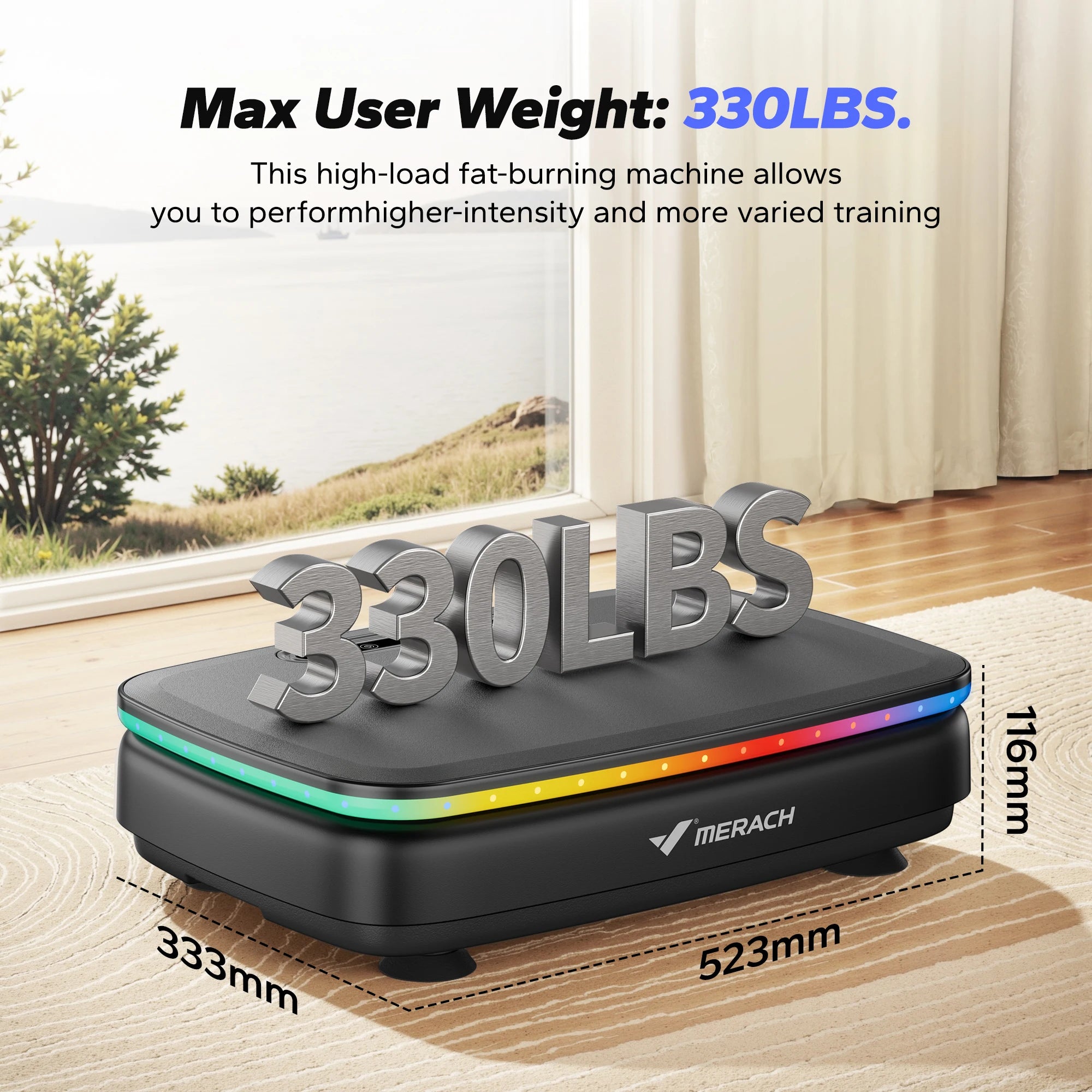 PowerVibe Whole Body Fitness Plate
